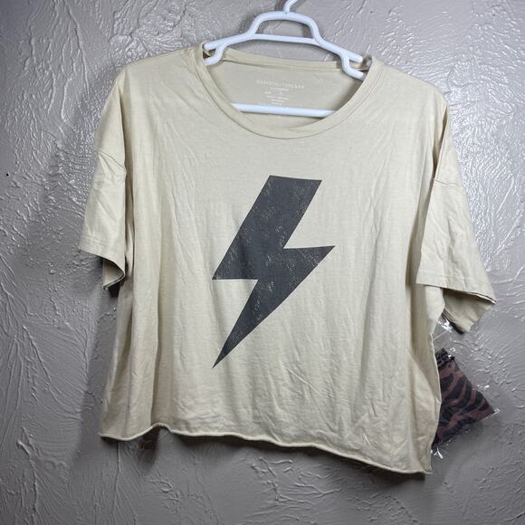 Grayson/Threads Womens Short Sleeve Round Neck Printed Knit Sleepwear Top‎ Sz XL - Picture 1 of 3